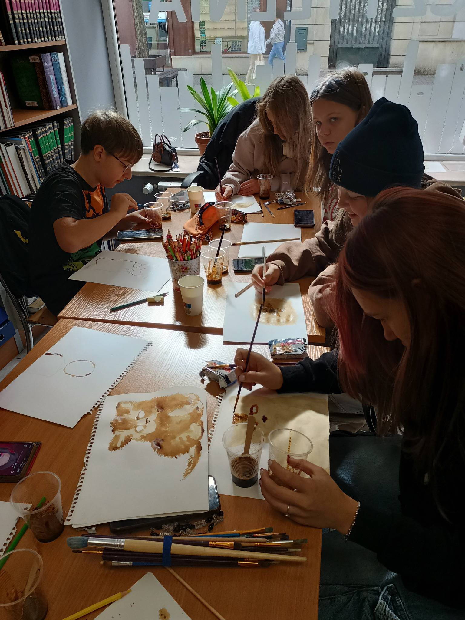 uczestnicy zajęć Fundacji Wspierania Inicjatyw Międzykulturowych