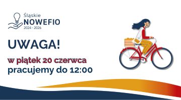 W piątek 20 czerwca biuro projektu będzie czynne do godziny 12:00