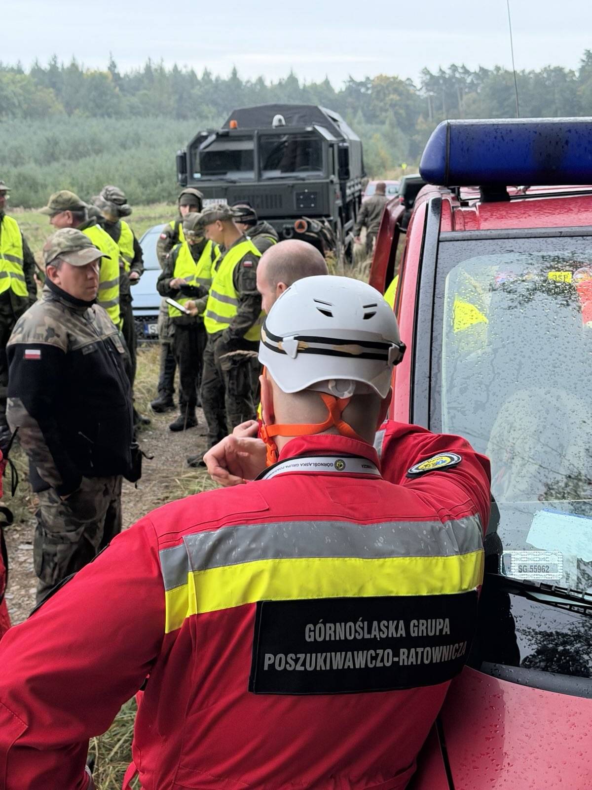 Górnośląska Grupa Poszukiwawczo Ratownicza podczas akcji